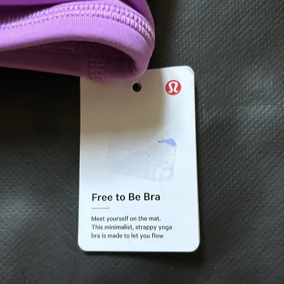 LULULEMON FREE TO BE BRA IN PURPLE BLOSSOM 🌸 SZ 12 NWT RARE!